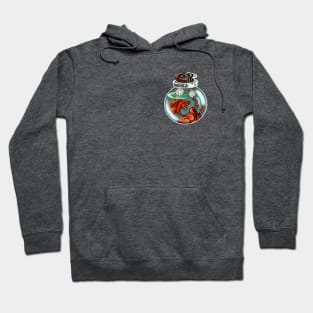 Red Emblem Beta Fish Potion Hoodie